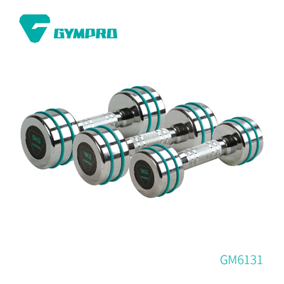 CHROMED DUMBBELL WITH TRP RING